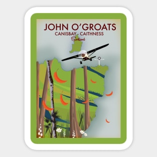 John O Groats Scotland Sticker